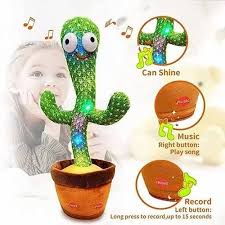 Dancing Cactus Toy – Sings, Dances & Repeats What You Say!